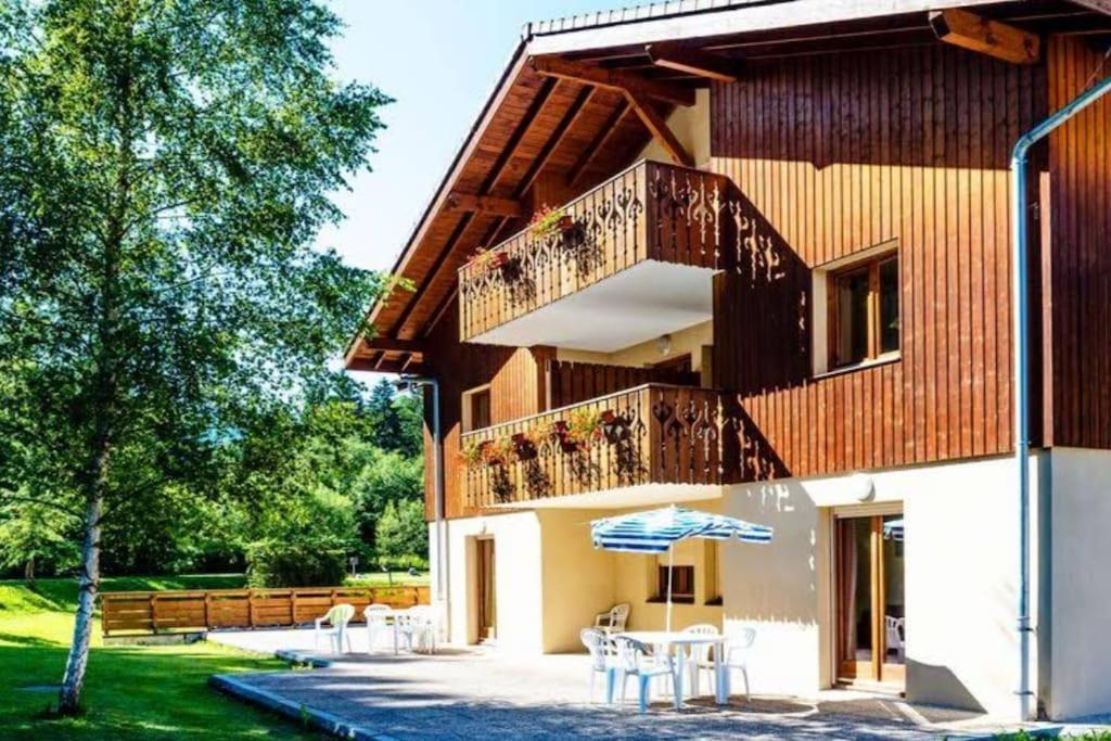 Bel Appartement En Residence Avec Piscines Samoëns Exteriér fotografie
