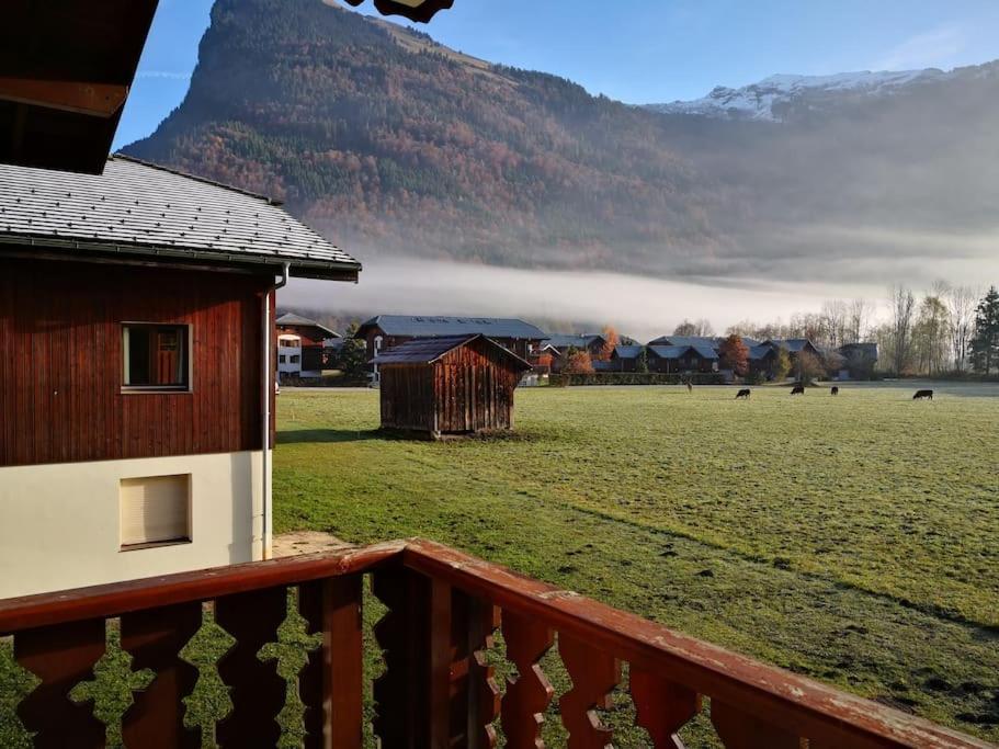 Bel Appartement En Residence Avec Piscines Samoëns Exteriér fotografie